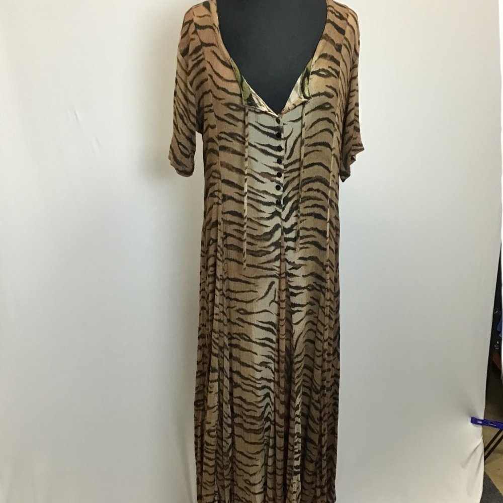 Animal Print Maxi Dress